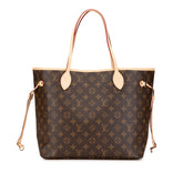 ルイ ヴィトン モノグラム ネヴァーフルMM トートバッグ M40156 ブラウン PVC レザー レディース LOUIS VUITTON 【中古】